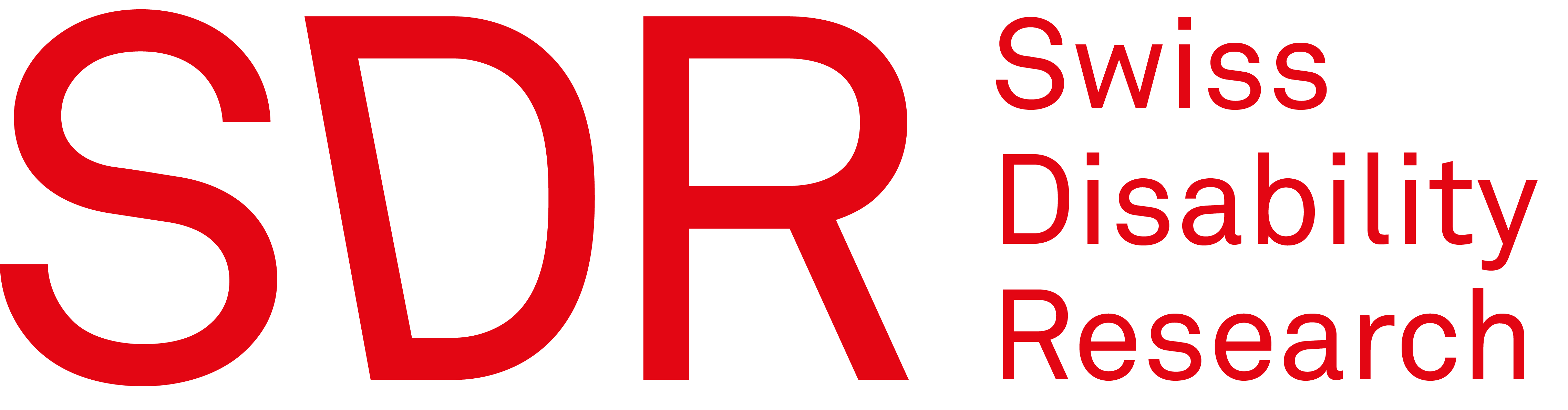 Logo des SDR Swiss Disability Research
