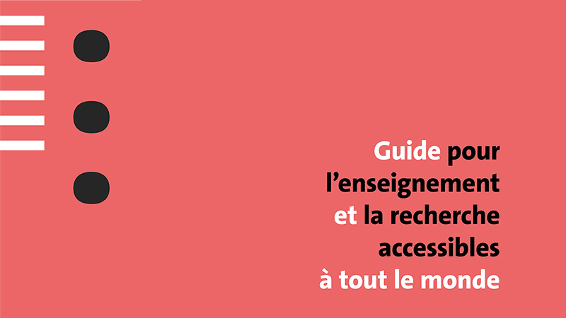Guide enseignement supérieur accessible